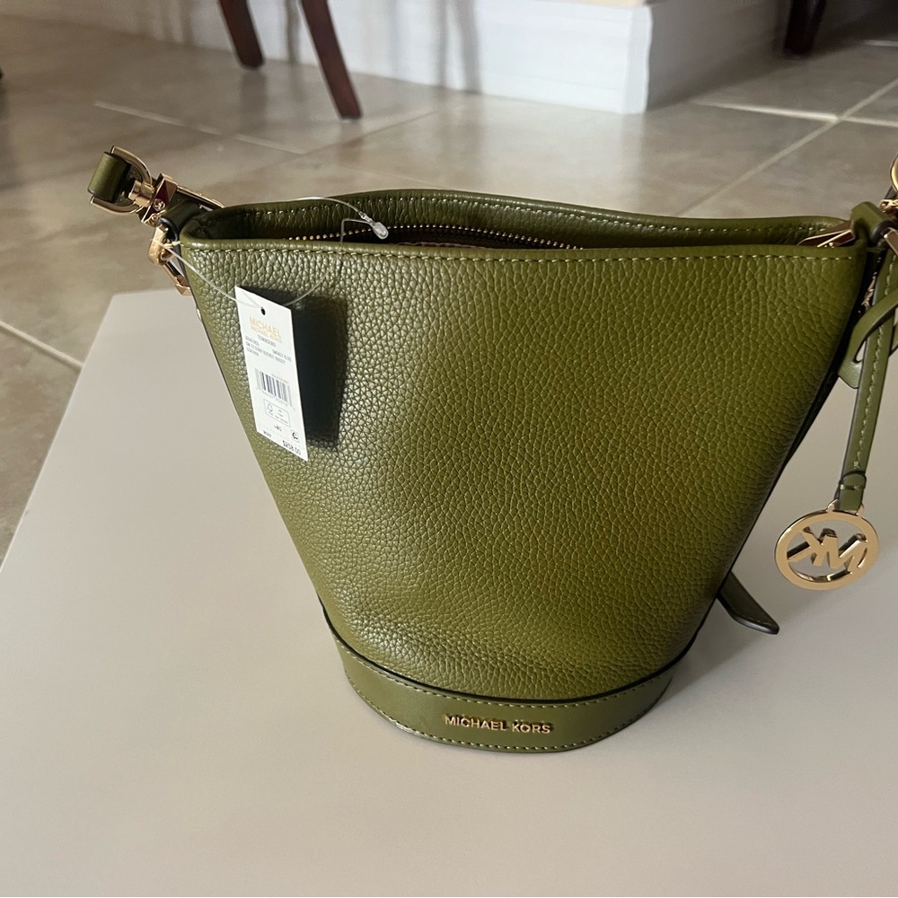 NWT Michael Kors Olive Color Crossbody Bag